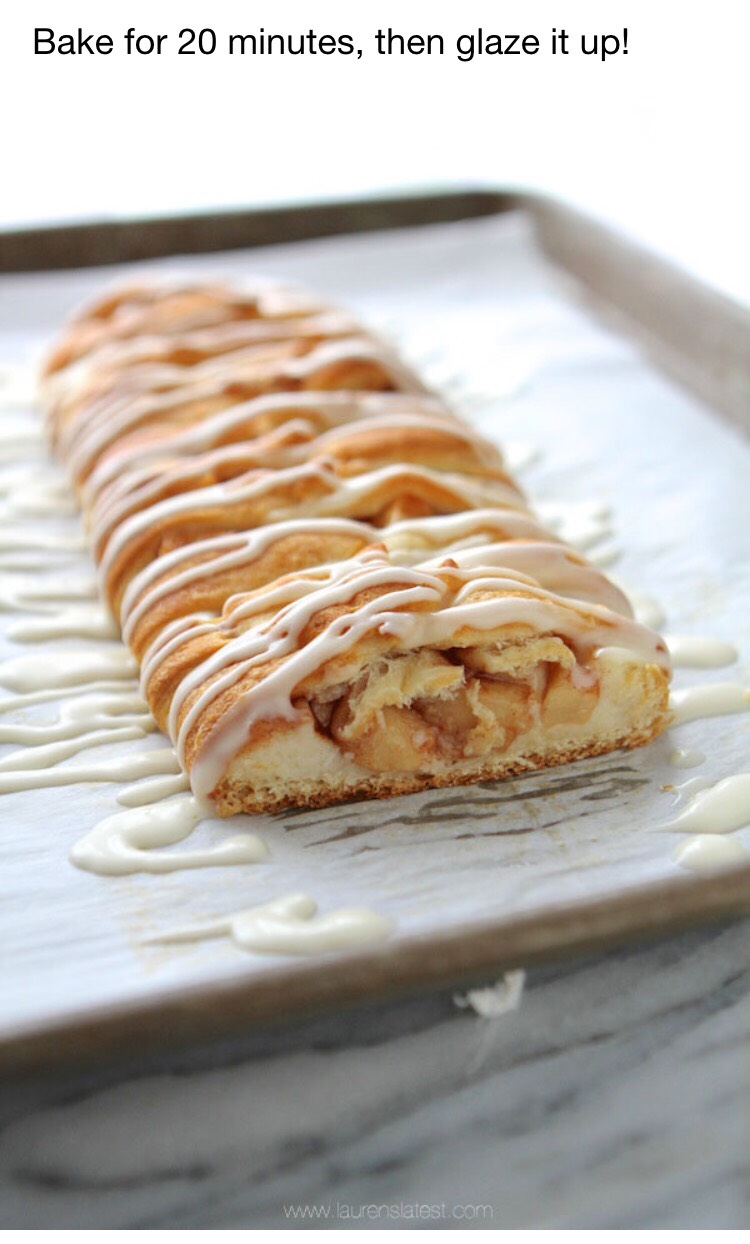 Apple Cinnamon Cream Cheese Danish