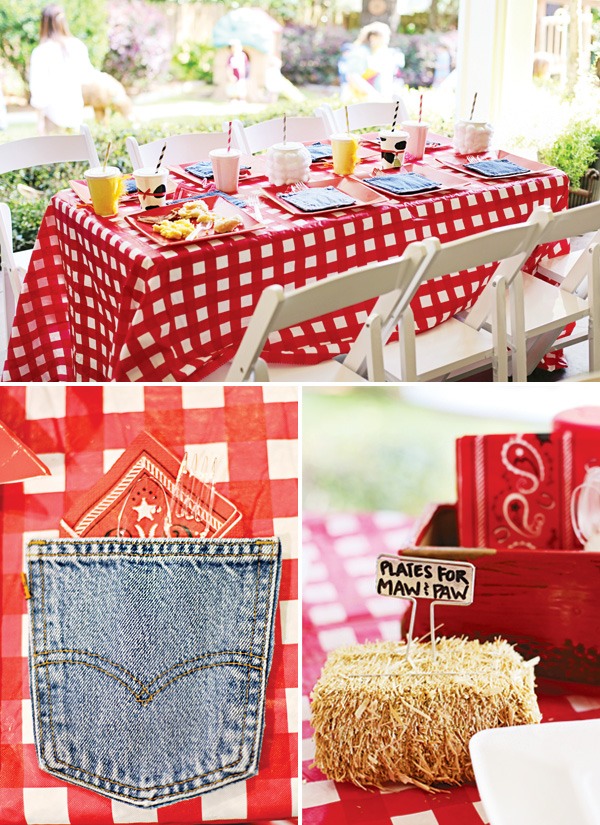 After the petting zoo head to a park for a cute animal (and/or country) themed picnic!!
