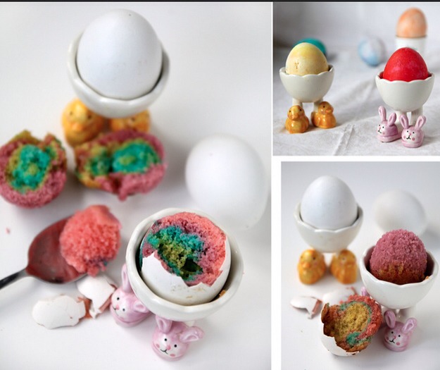 4. “Soft Boiled” Easter Egg Cakes