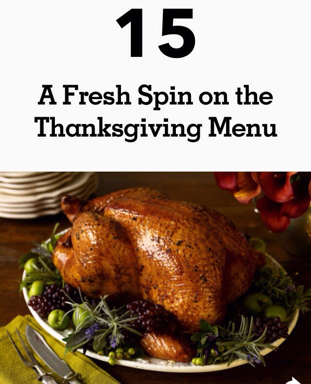 Thanksgiving Menu Plans #friendsgiving
