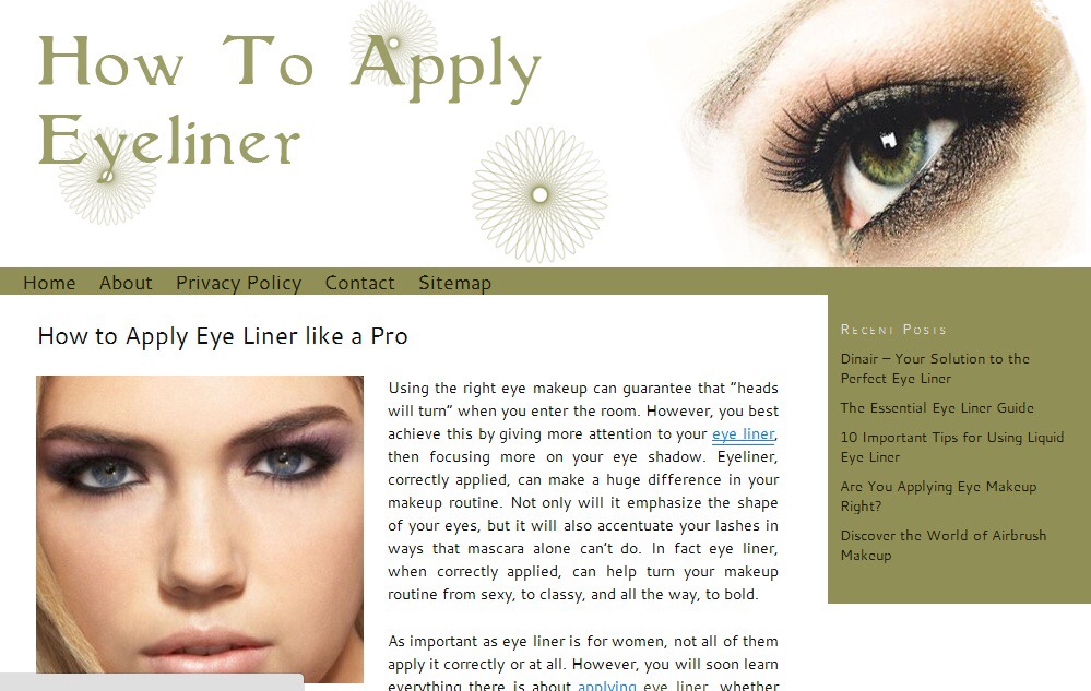 How To Apply Eyeliner!!!