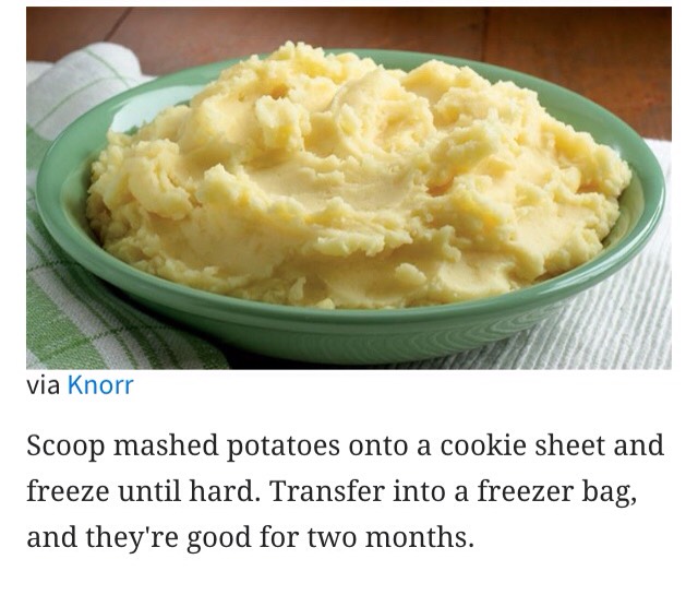 Mashed potatoes