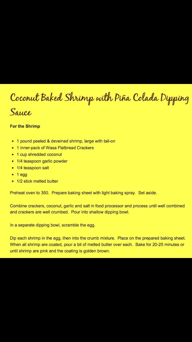 Coconut  Shrimp With Piña Colada Dipping Sauce So Crispy And So Yummy