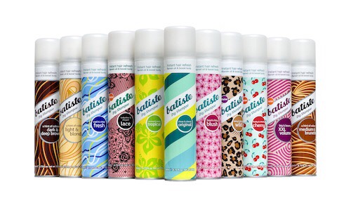 Dry shampoo. In case you don't have time to wash your hair in the morning, or just feel your hair needs a little freshness.