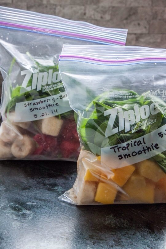 DIY Smoothie Freezer Packs