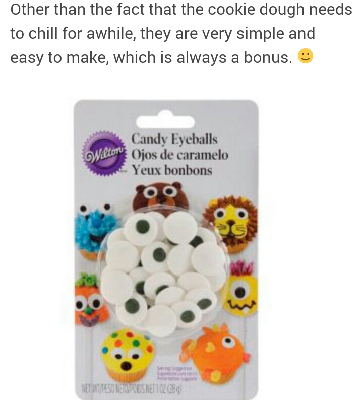 ULTIMATE OOYE GOOEY MONSTER EYE COOKIES