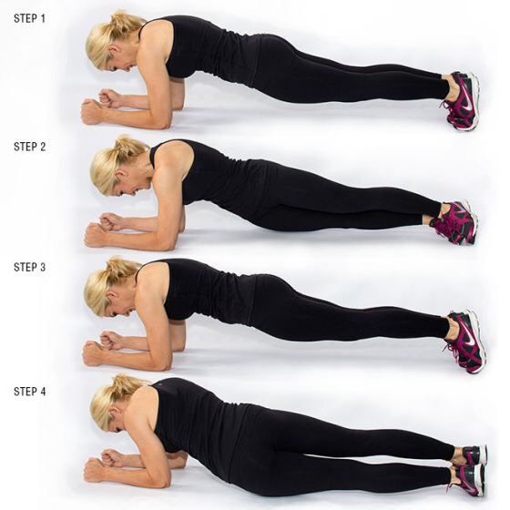 30 plank twists