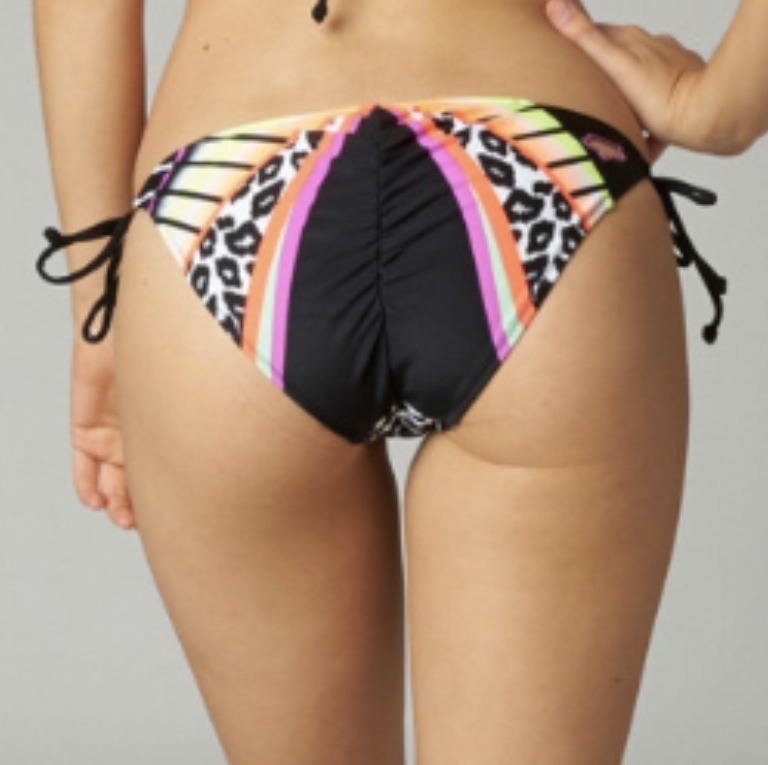 Flatter bum - show a little bit of cheek to make it look like you have a bigger bum also look for prints or ruffle bottoms to give the illusion your bum is bigger ...