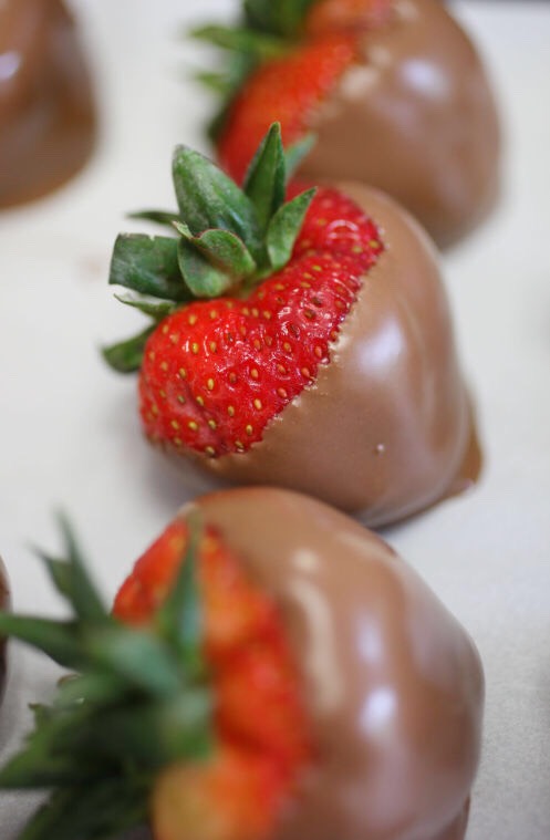 Dip it in chocolate, always a favorite of many! This makes it a fancy treat! 
