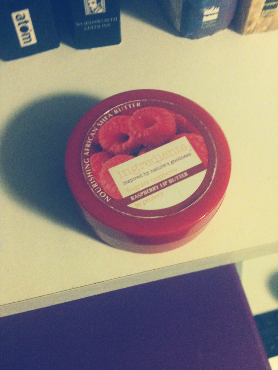 Next you want to use a good lip balm. 