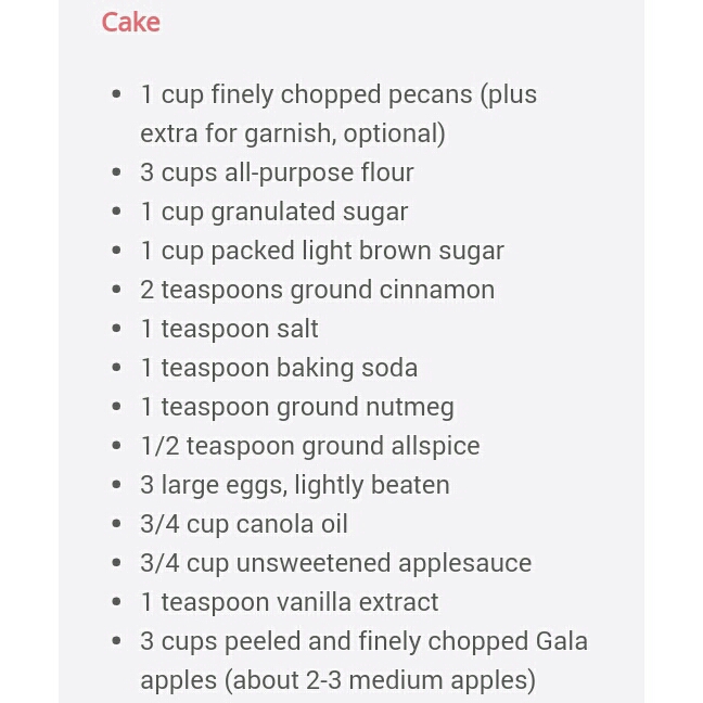 Apple-Cream Cheese Bundt Cake 

 


