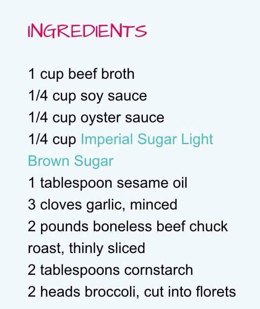 Slow Cooker Beef And Broccoli
