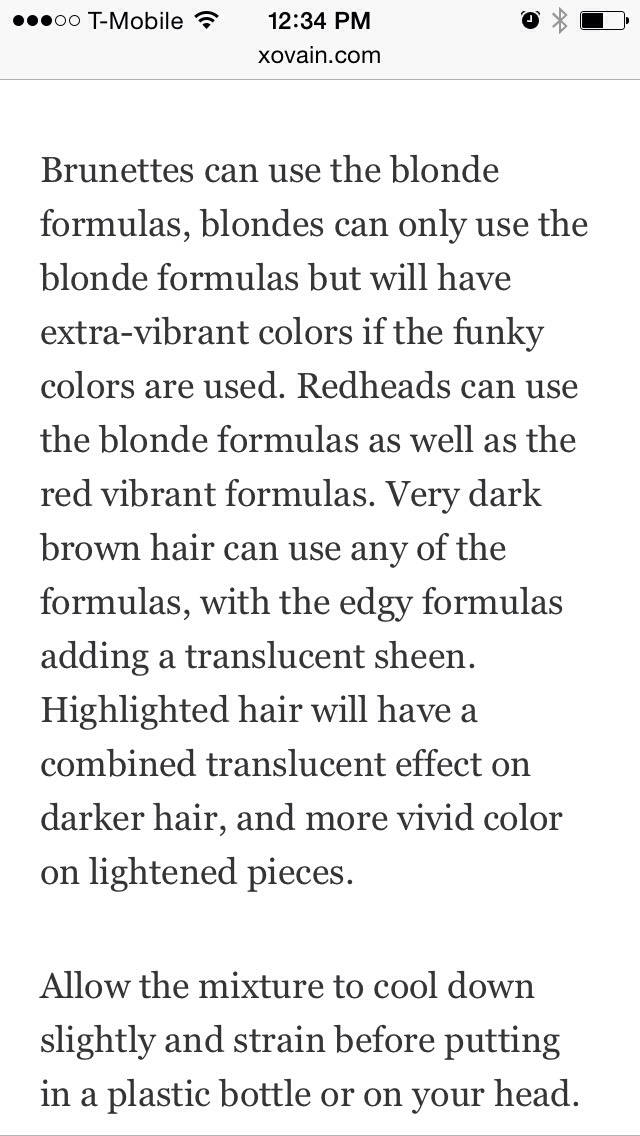 Dye Hair With Tea🙆