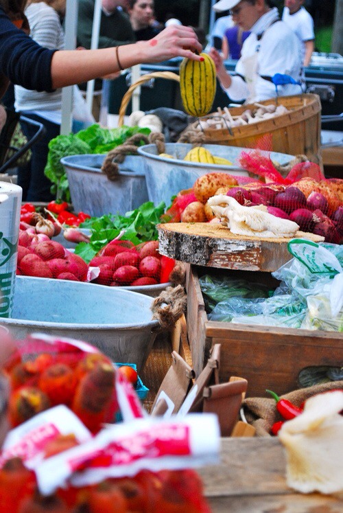 Go to a flea market/farmer's market!! Not only is shopping local great for your community, but it's a great way to find new fall food favorites together!