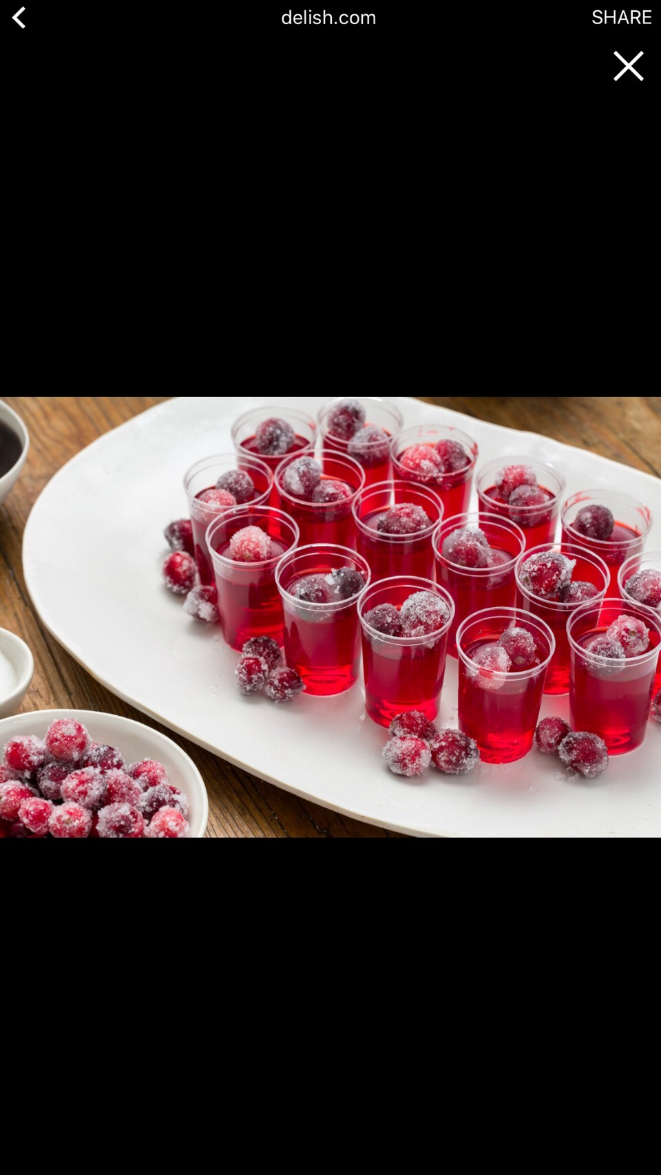 	1.	Remove the cranberries from the syrup using a slotted spoon, tapping away excess syrup. Place them in a gallon-size resealable plastic bag, pour the remaining sugar on top. Seal the bag, shake the cranberries to coat them.Spread out over a large plate, place in the refrigerator for 20-30 minutes