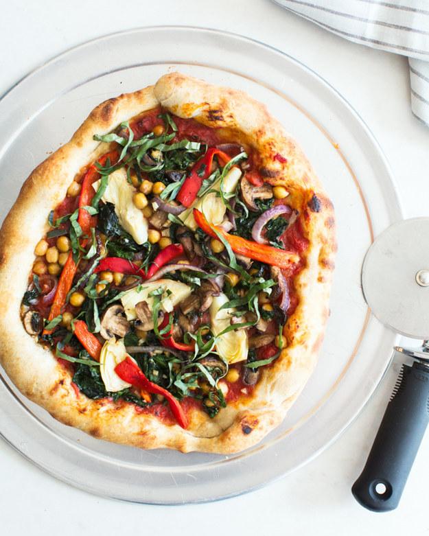 12. Very Veggie Vegan Pizza 