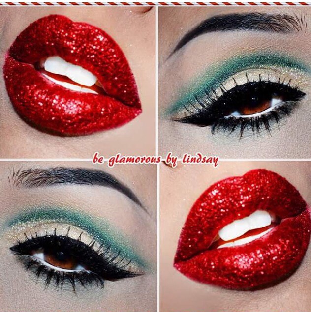 Christmas makeup