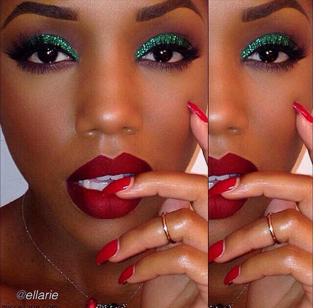 Christmas makeup