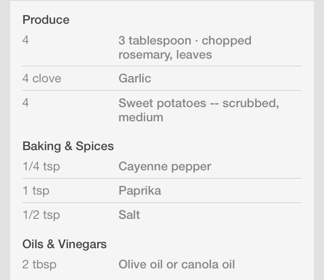 Sweet Potato Rosemary  Baked Must Try 