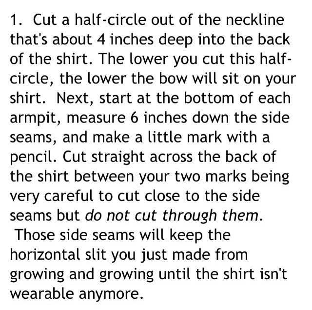 ✨No-Sew Diy Bow-Back Tank Top✨
