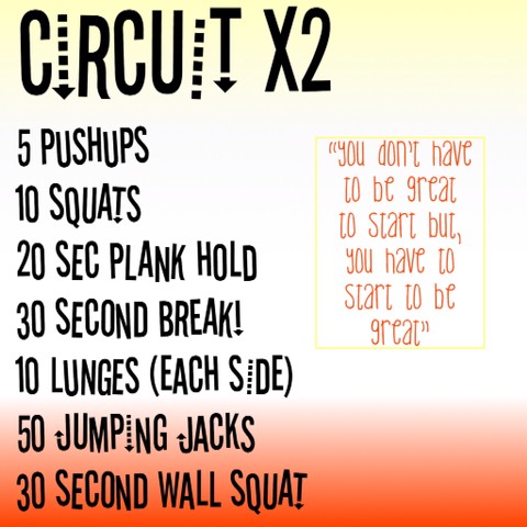 Beginners Workout