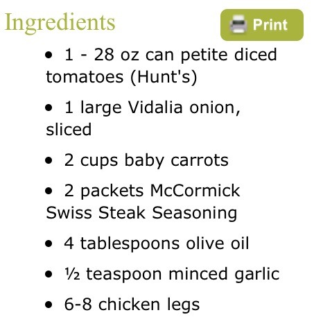 Slow Cooker Smothered Chicken Recipe!
