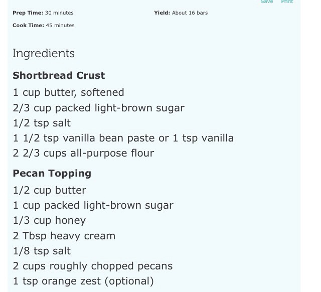 Pecan Pie Bars