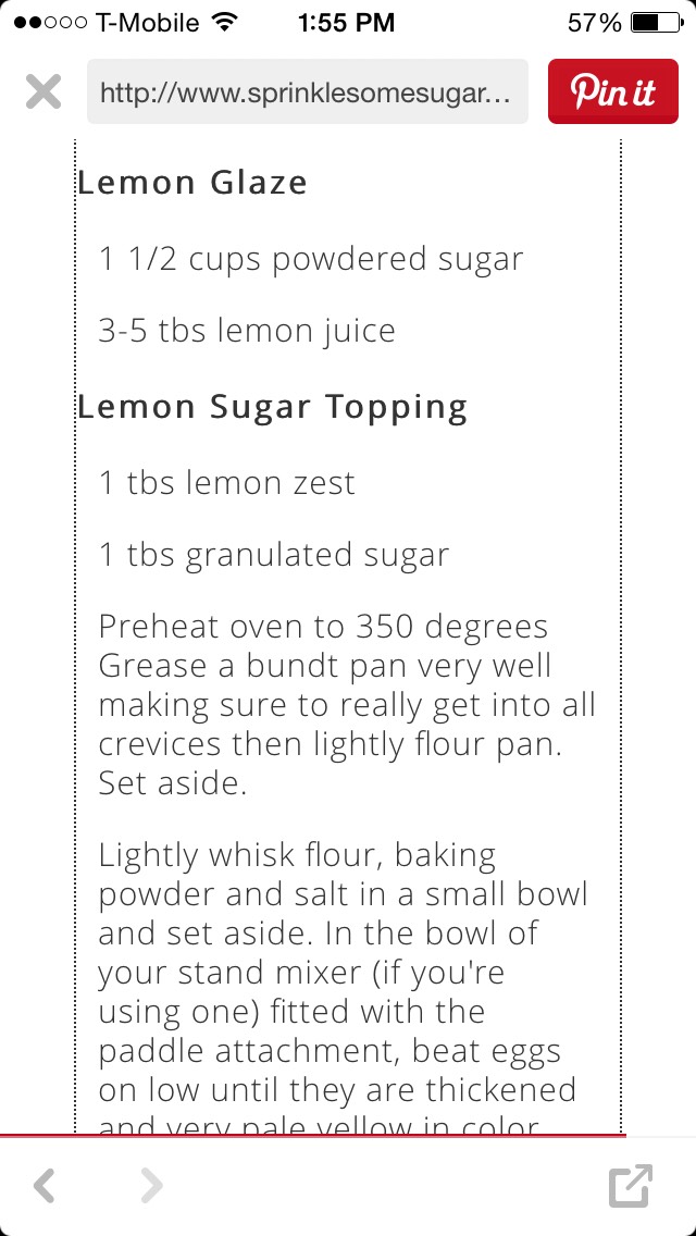 Super Lemon Bundt Cake