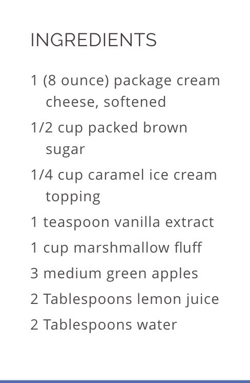 π Caramel Apple Dip π