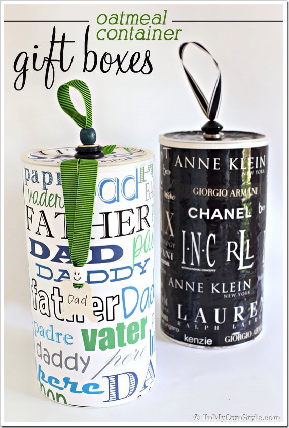 ♻️Recycle Oatmeal Containers♻️