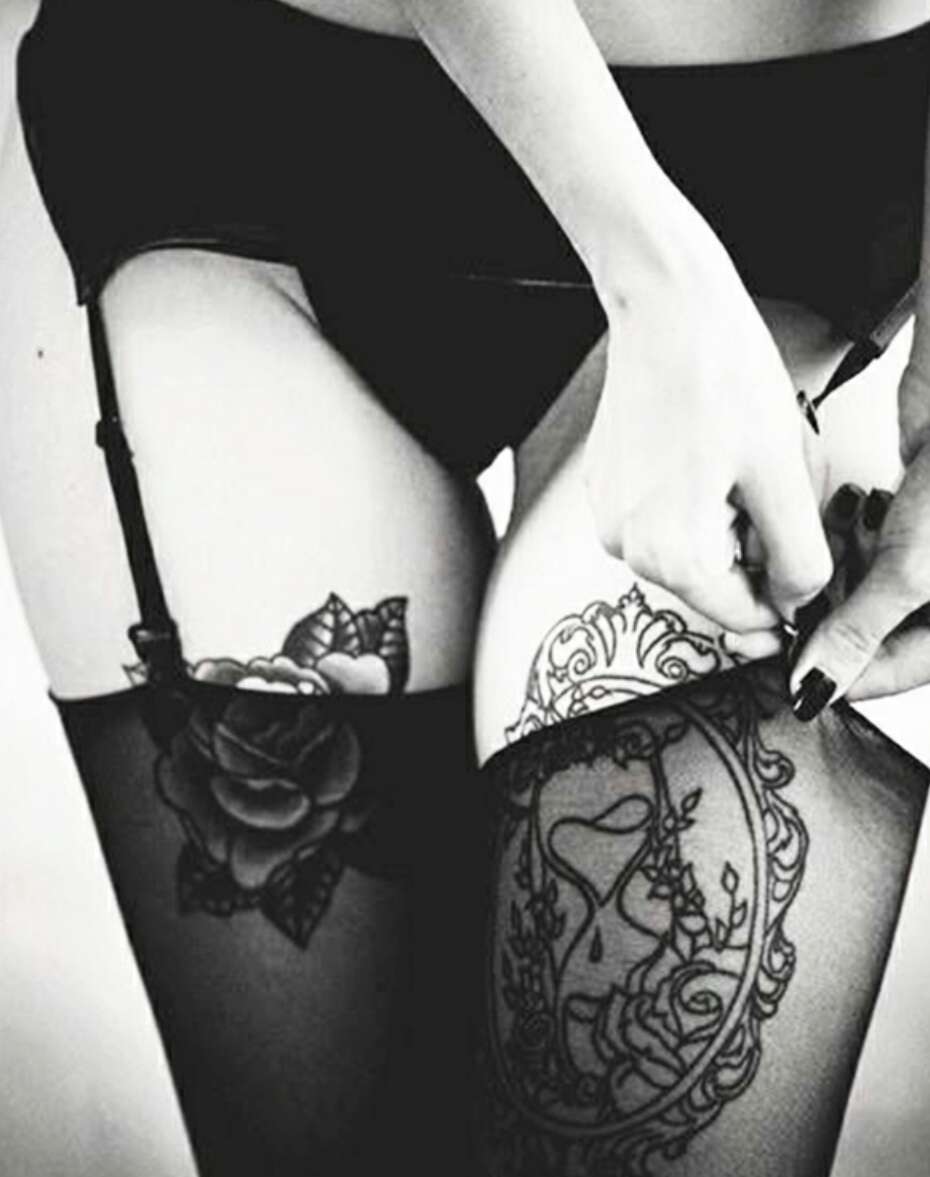 Beautiful Thigh Tattoos!!!!