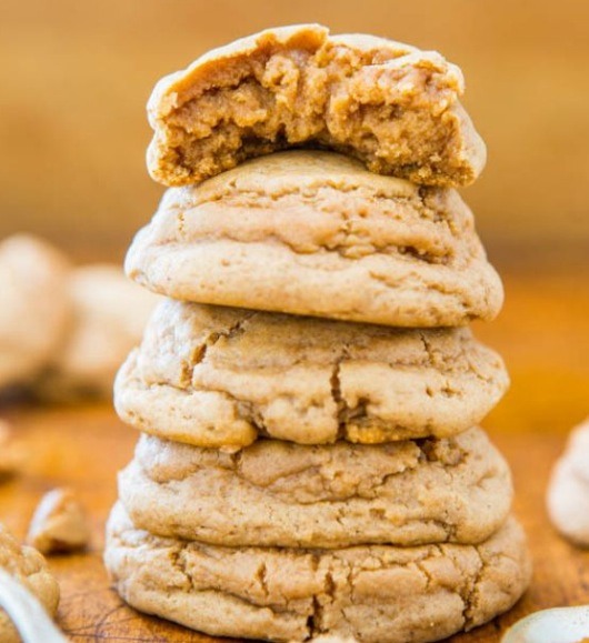 Soft And Puffy Pumpkin Spice Honey Cookies😍
