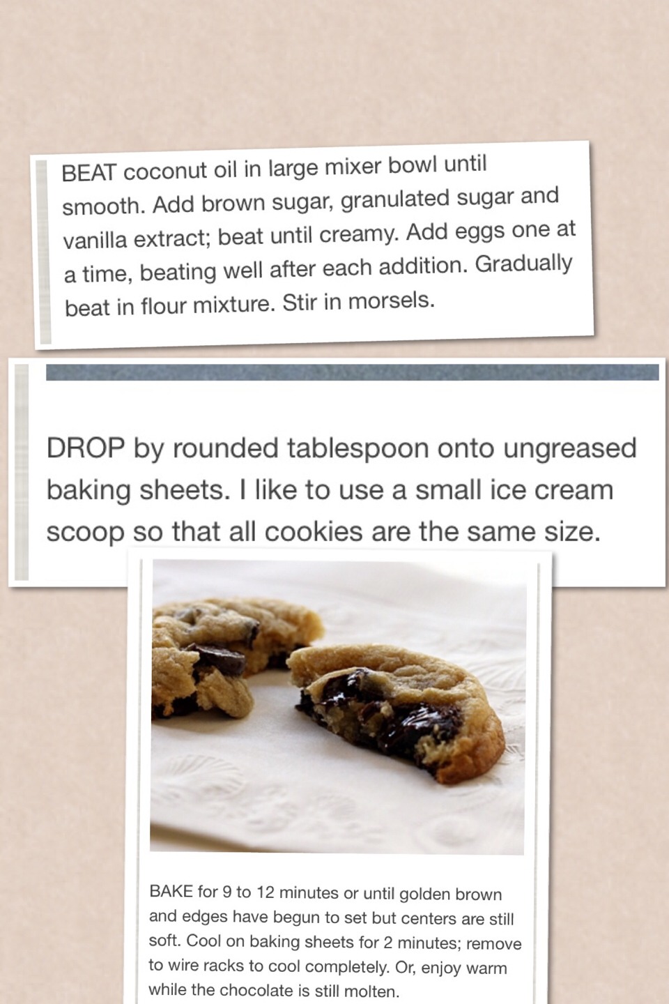 Chocolate Chip Cookies Made W Coconut Oil 