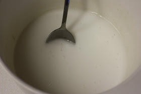 In a mixing bowl pour 1 cup of baking soda and slowly add 1/3 cup of water (plus maybe a few tbsp more if needed). You'll want the mix to feel like putty. Spoon into a muffin tin and bake for 20 min at 350 F.