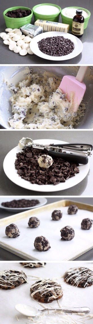 Oreo Cheesecake Cookies