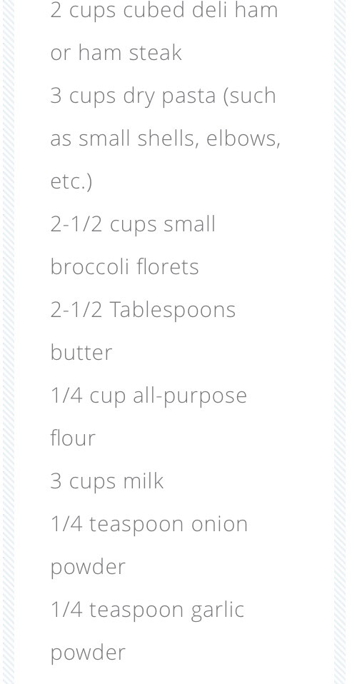 Creamy Ham And Broccoli Mac N Cheese