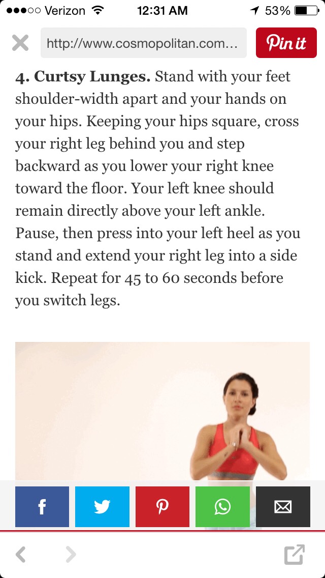 Butt Lifting Workout