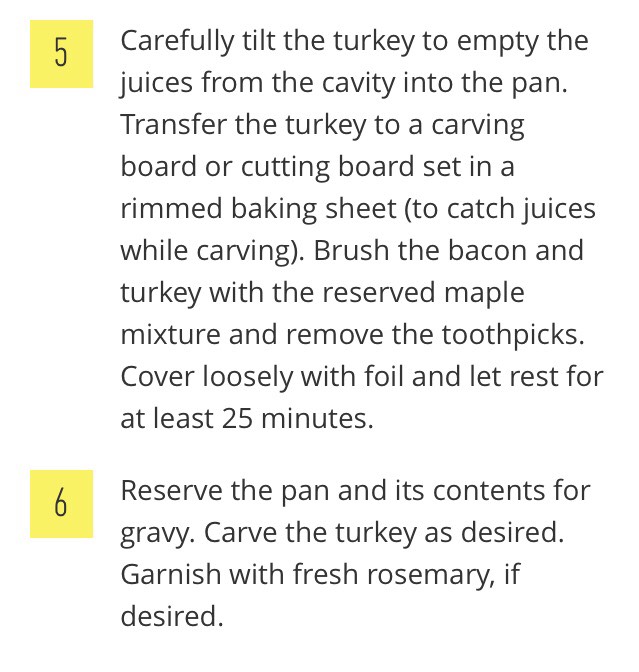 #Friendsgiving Bacon Maple-Orange Turkey