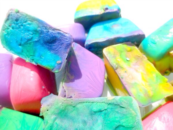 You could also just use food coloring and paint with ice that way!!!