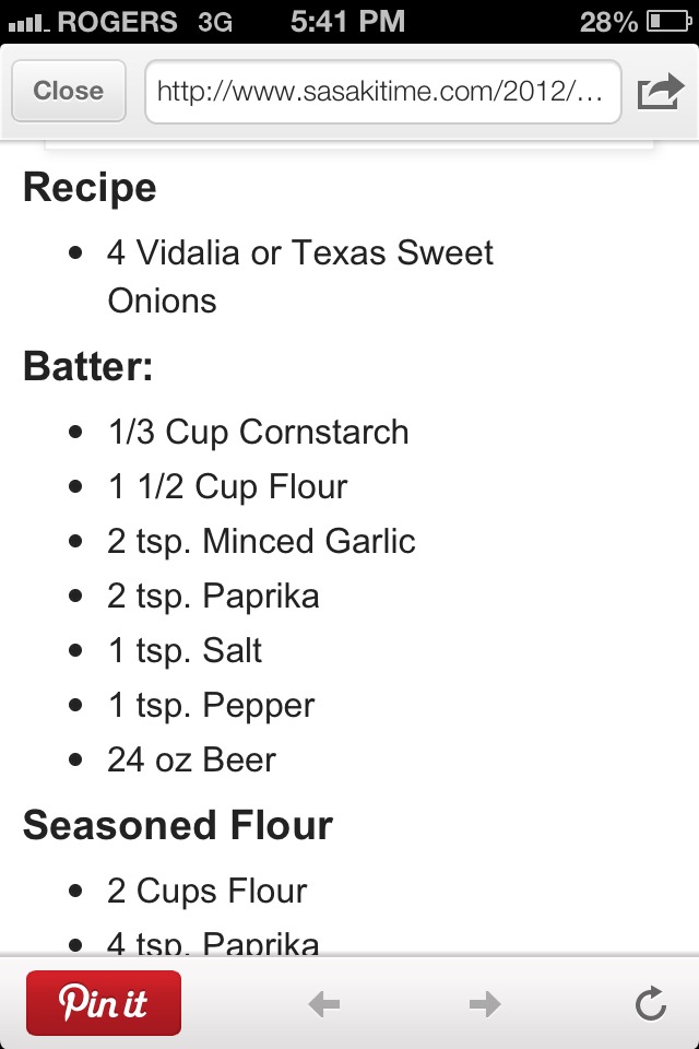 Outback Steakhouse Bloomin' Onion Recipe!!