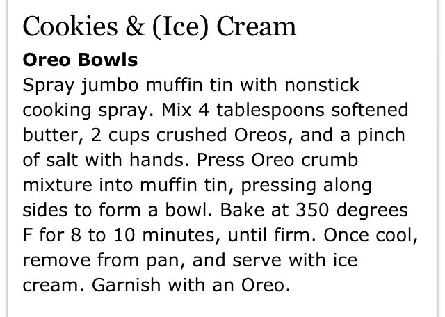 How To Make Cookies & (Ice) Cream Oreo Bowls