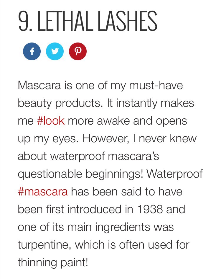 10 Intriguing Facts About Makeup 