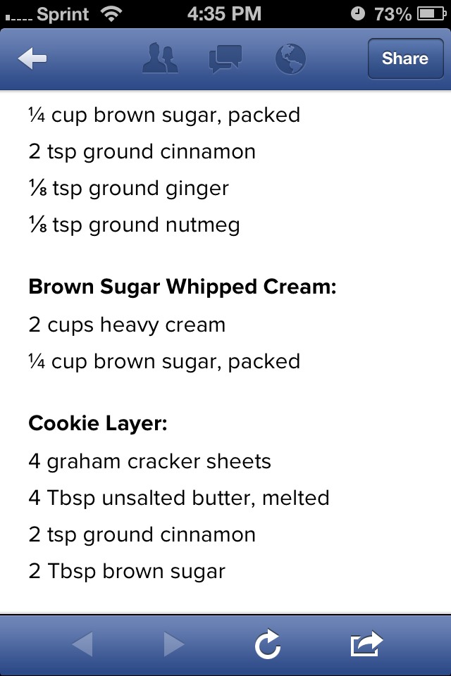 Carmel Spiced Pumpkin Parfait 