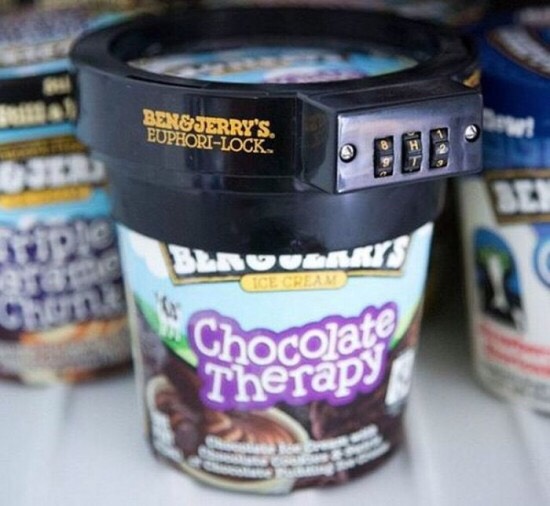 padlock your ice cream!