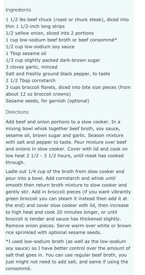 Beef & Broccoli 🔥 