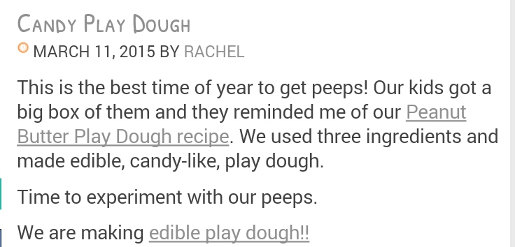 Candy Play Dough!!!