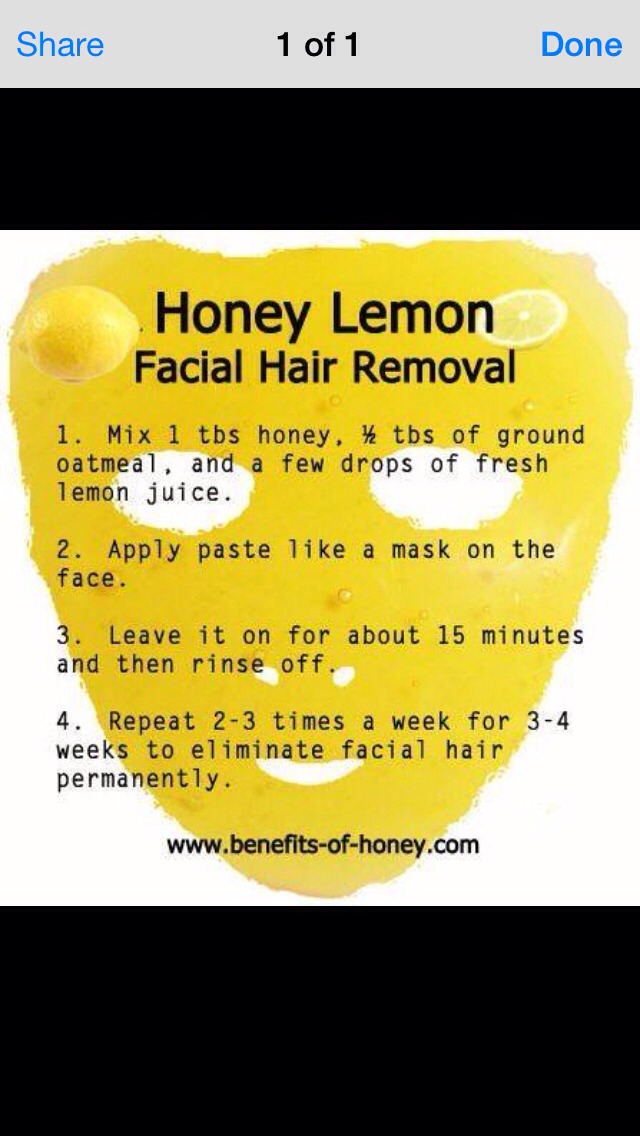 Facial hair removal