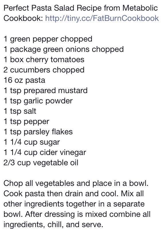 Perfect Pasta Salad