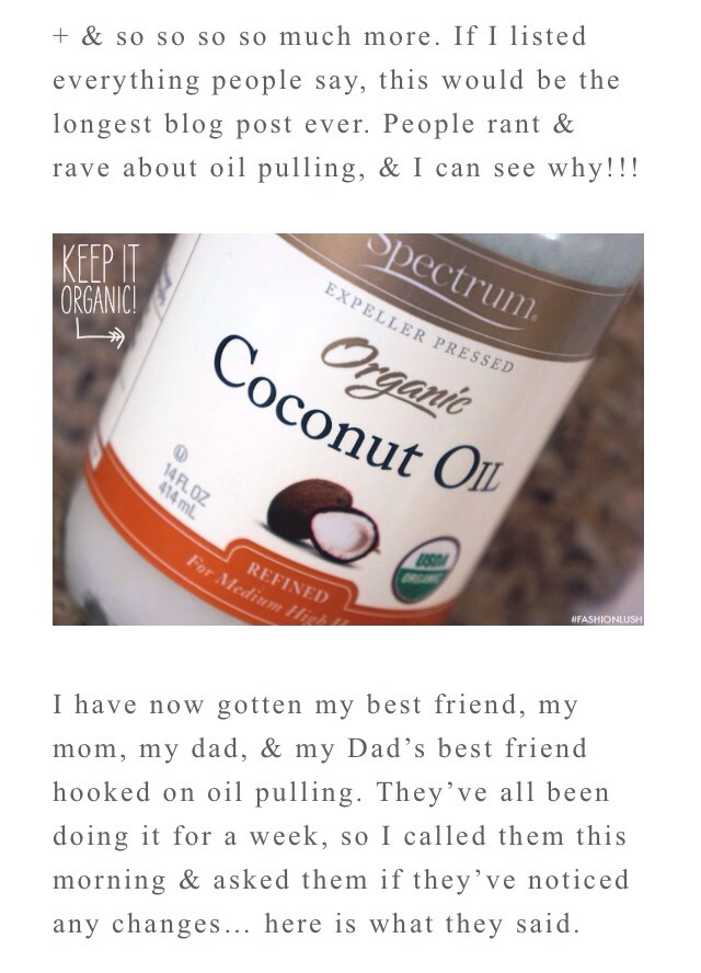 The Benefits Of Oil Pulling π¬