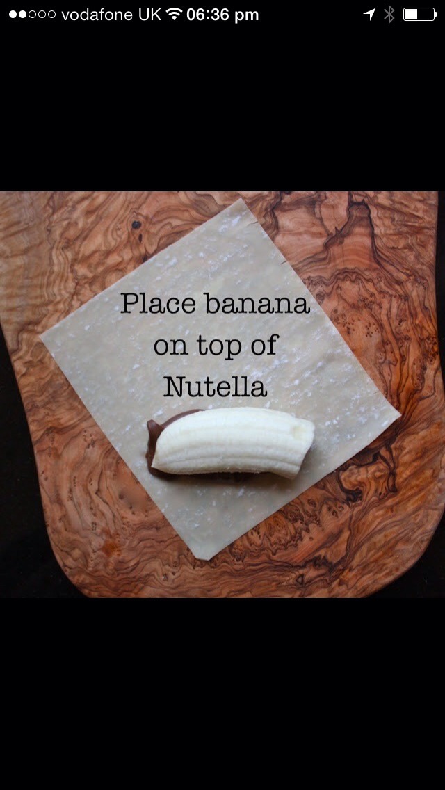 Nutella And Banana Crape ☺️